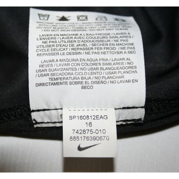 Nike Golf Dri-Fit Skort Womens Size 16 Black Tennis Pickleball Versatile Comfy - Picture 8 of 8